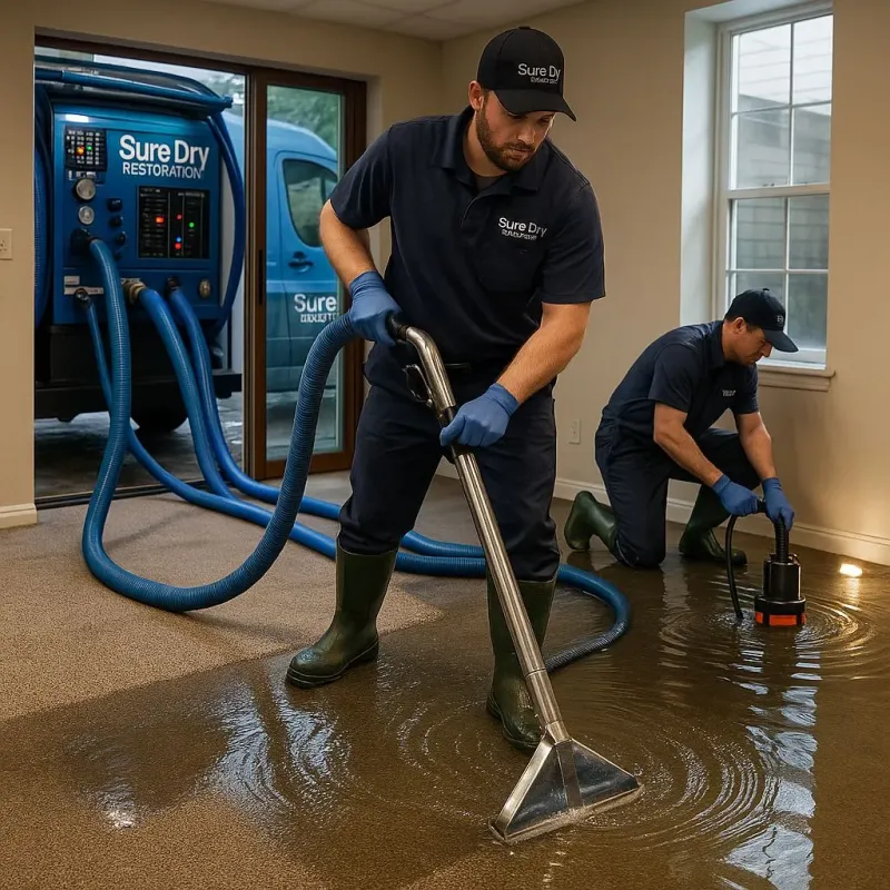 Water Extraction and Removal process in Lake Placid, NY